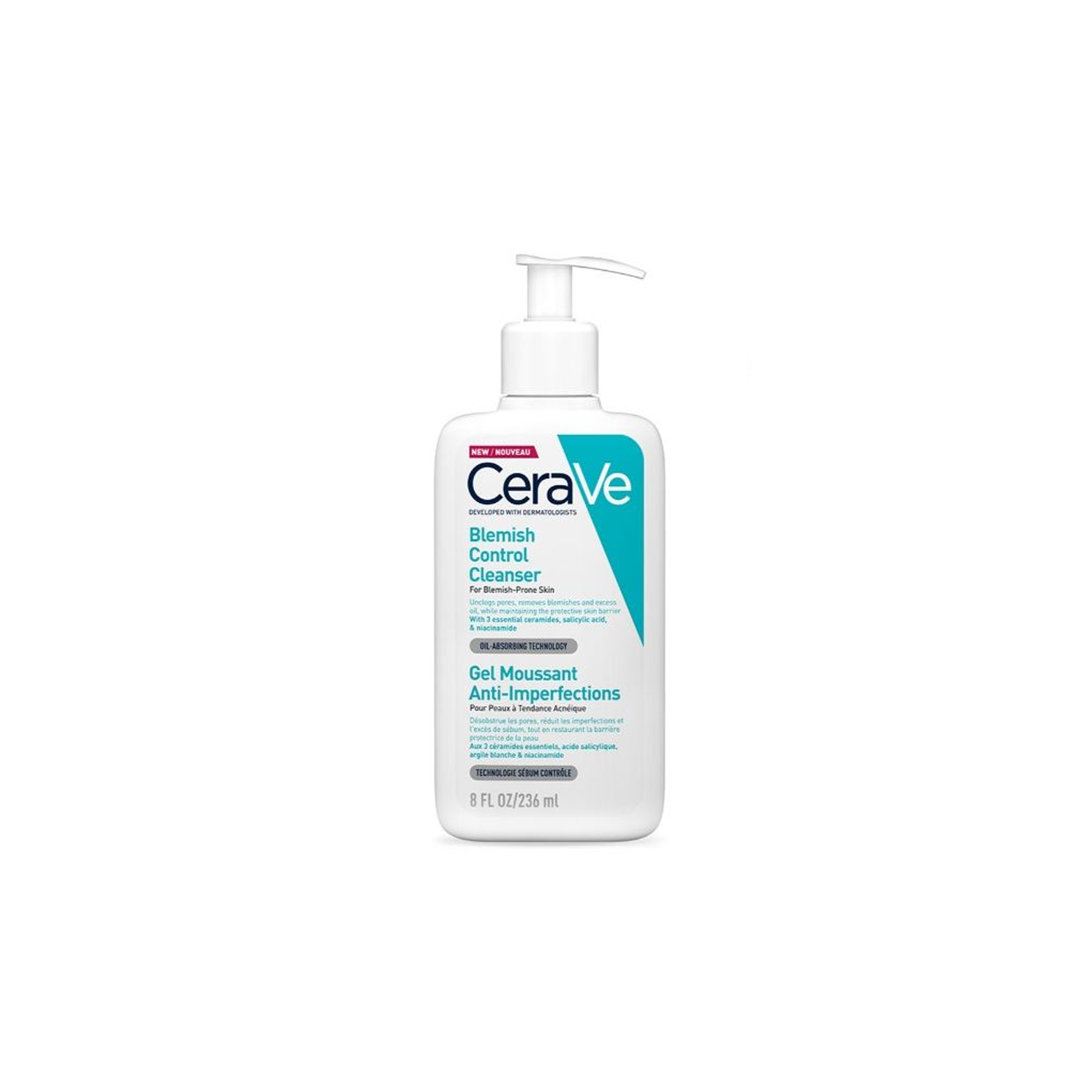 Cerave_Blemish_Control_Cleanser غسول سييرا في للتحكم في البثور - 236 مل - 画像 (1)