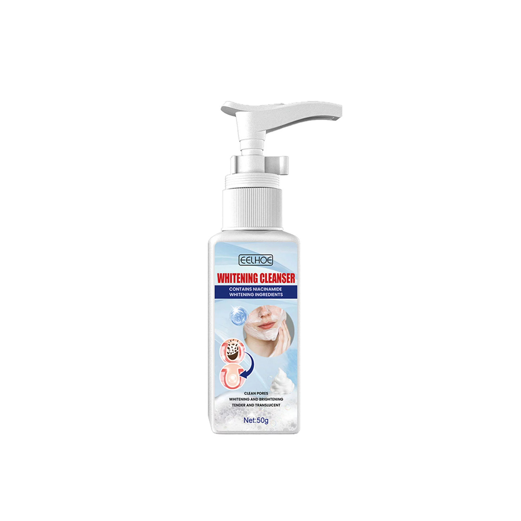 EelhoeWhiteningCleanser-50g منظف تبييض إيلهو - 50 جم - 画像 (1)