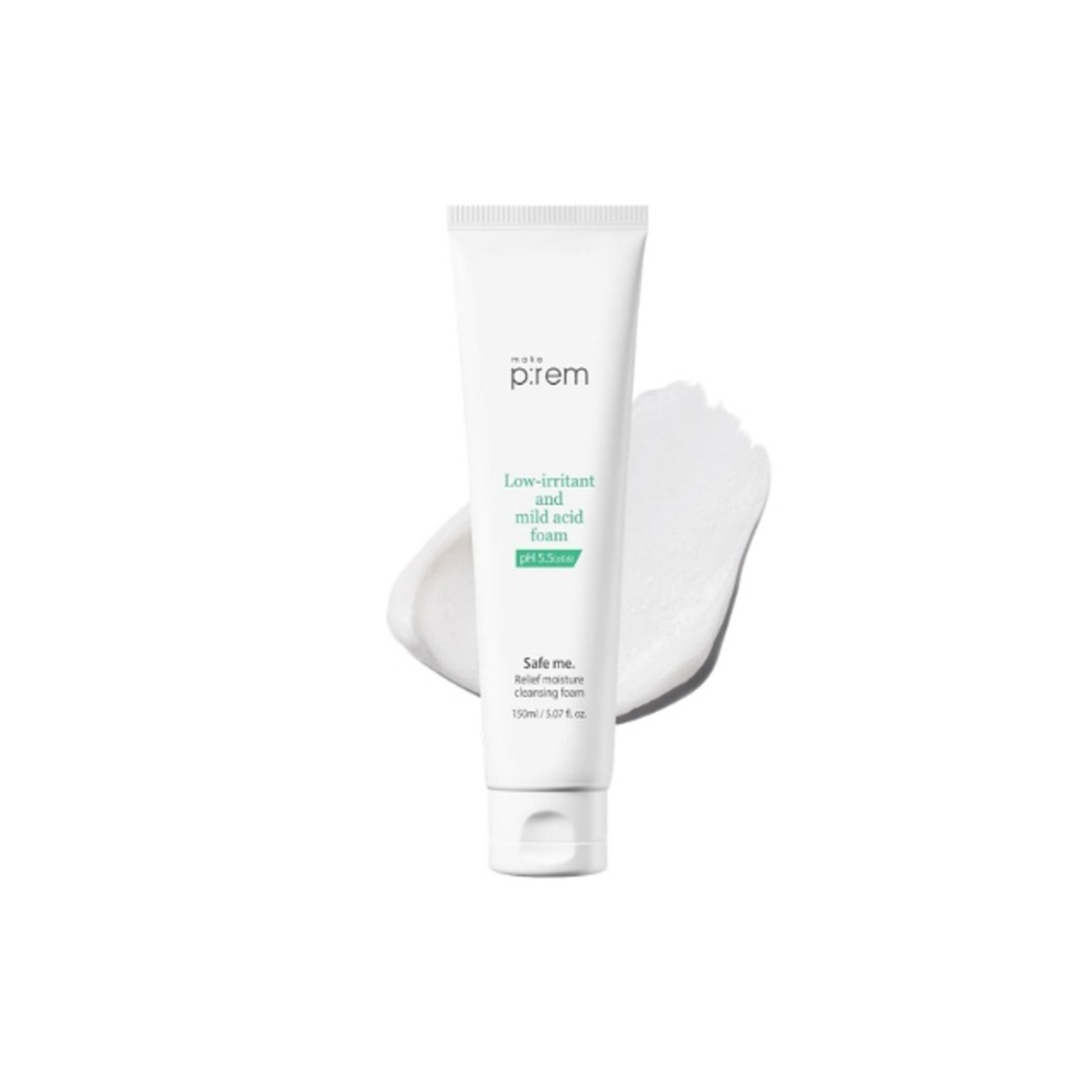 Make_P_rem_Low_Irritant_Mid_Acid_Cleansing_Foam Make P:rem Low Irritant Mid Acid Cleansing Foam - 100ml - 画像 (1)