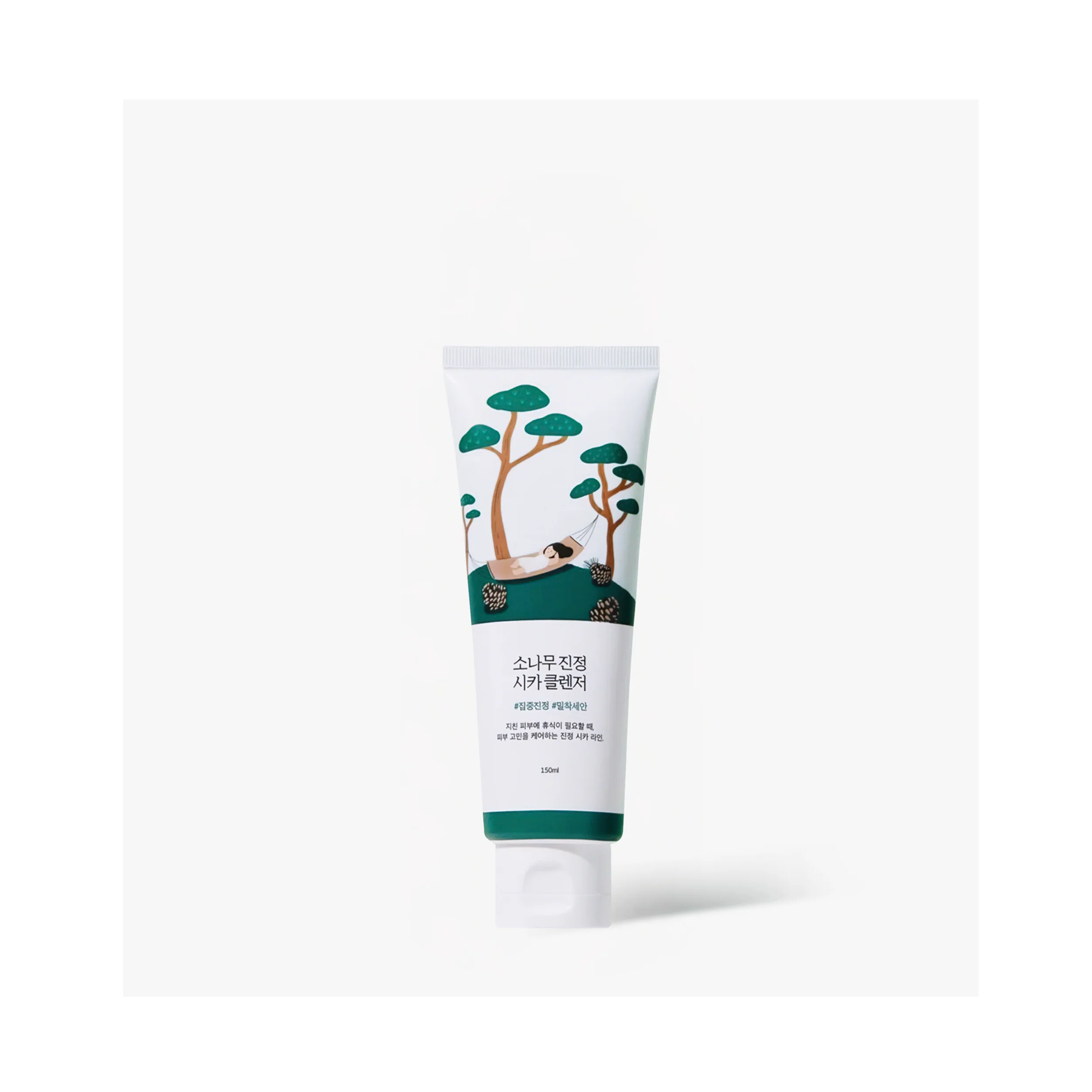 Roundlab_Pine_Calming_Cica_Cleanser مُنظف Roundlab Pine Calming Cica - 150 مل - 画像 (1)