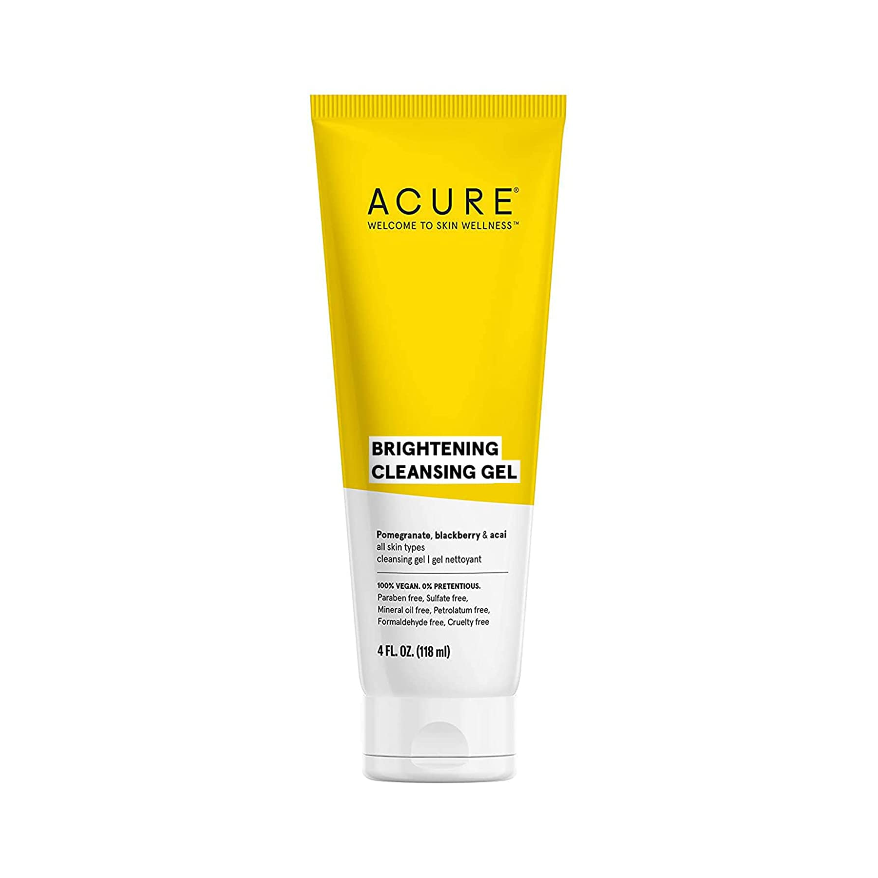 acurebrighteningcleansinggel118ml جل تنظيف أكيور لتفتيح البشرة - 118 مل - 画像 (1)
